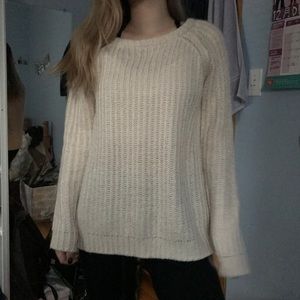 Warm Fuzzy Cream Sweater